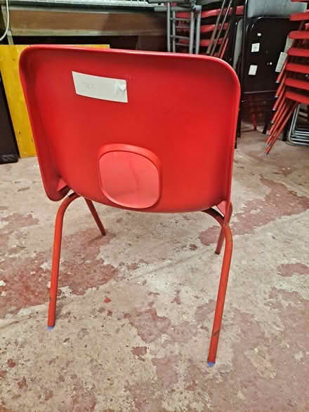 Photo of free 30 red plastic chairs (Lenton, NG7) #1