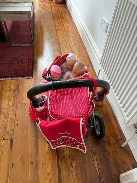 Photo of free Children’s play pram + 3 babies (BS6) #1