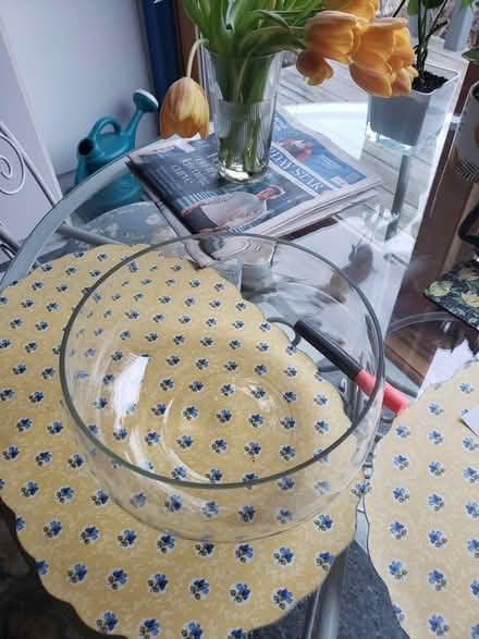 Photo of free large glass salad bowl (Riverdale) #1