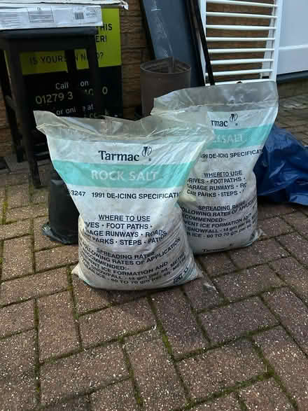 Photo of free Two bags of rock salt (CM17) #1
