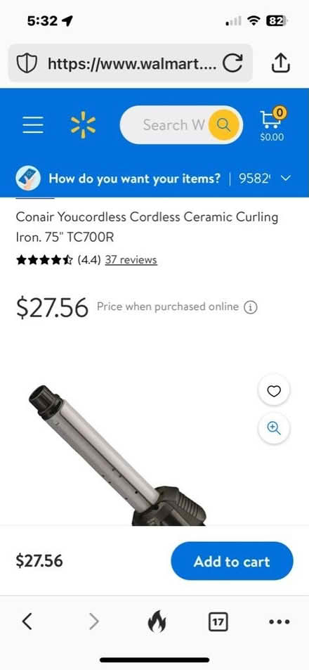 Photo of free Conair cordless curling iron (Woodfords area) #1