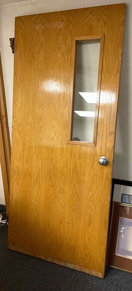 Photo of free Heavy wood door (Foggy Bottom) #1