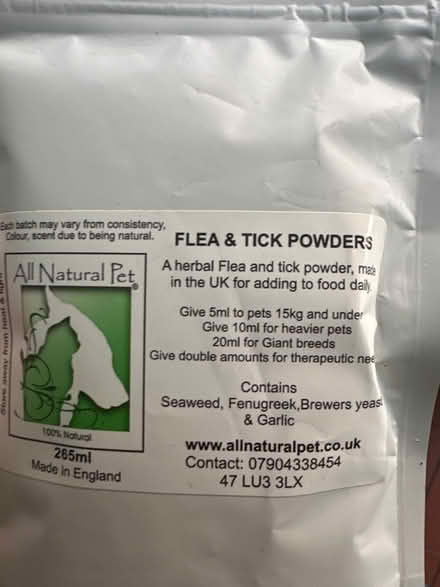 Photo of free All natural pet flea treatment (B14 Kings Heath) #2
