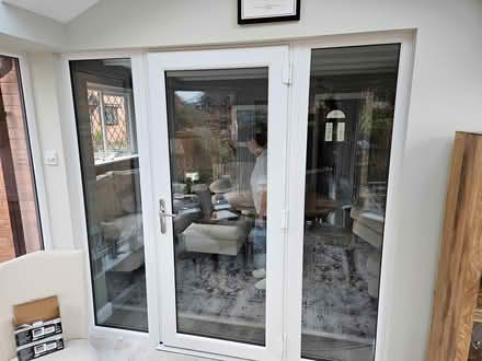 Photo of free Patio door with glass side panels (Henley-in-Arden) #3