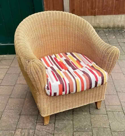 Photo of free Wicker chair (Grappenhall WA4) #2