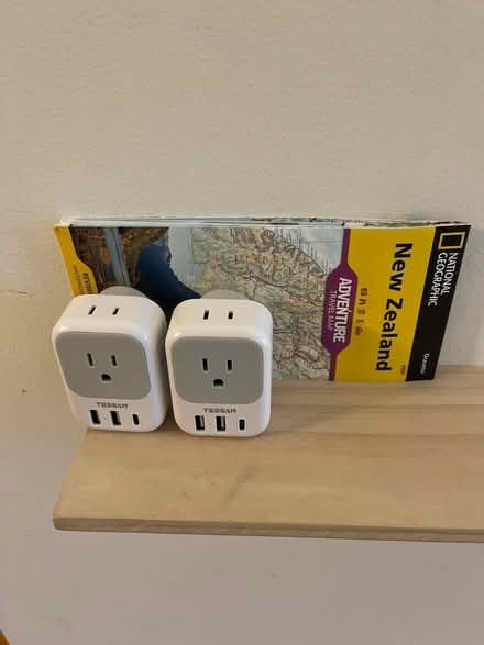 Photo of free New Zealand adapters (2) and map (Park Slope) #1