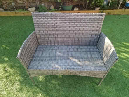 Photo of free Rattan effect bench (Maldon) #1
