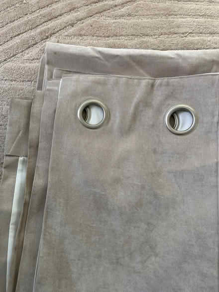 Photo of free Pair of beige Next curtains (North Baddesley) #1