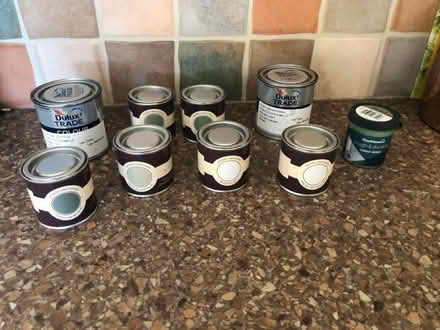 Photo of free Farrow & Ball and other brands paint sample pots (Bloxham OX15) #1