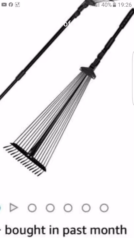 Photo of Metal expanding garden rake (Deaconsbank G46) #1