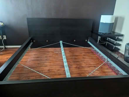 Photo of free IKEA king size bed frame (77091) #2