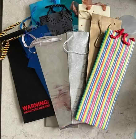 Photo of free Assorted bottle gift bags (Spencers Wood RG7) #1