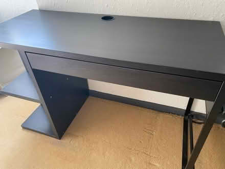 Photo of free Black IKEA desk (Bradford on Avon BA15) #1