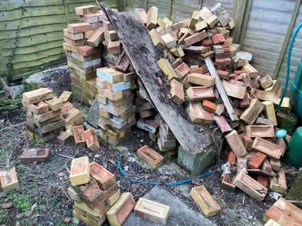 Photo of free Lots of yellow-tinted house bricks (Tring HP23) #1