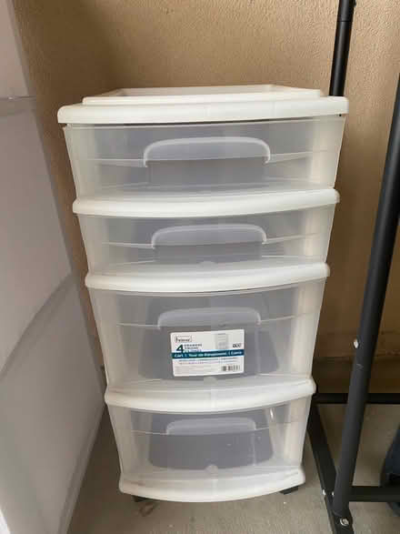 Photo of free Plastic drawer carts (Sunnyvale by lawrence expwy) #1