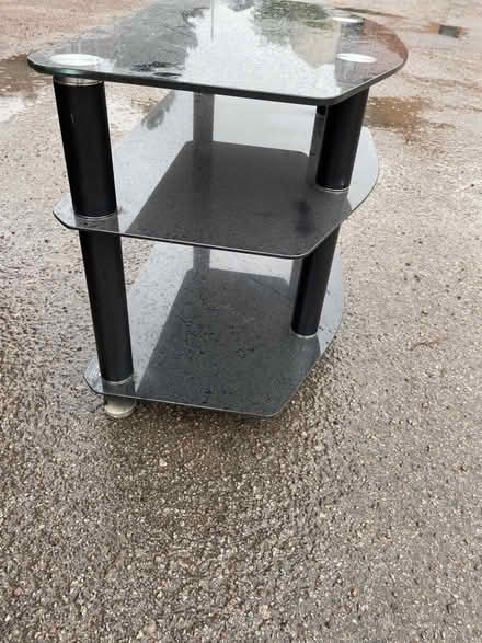 Photo of free Glass table / tv stand (Loughborough) #3