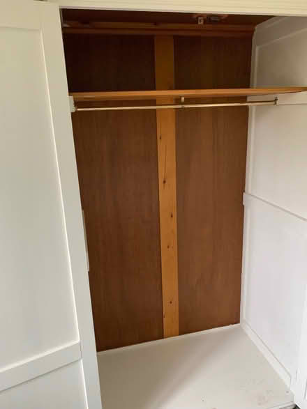Photo of free Painted pine wardrobe (Reydon IP18) #2