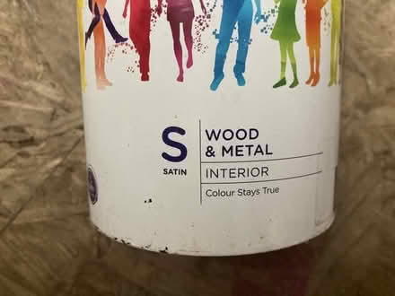 Photo of free Valspar wood/metal paint pale grey 1l (Stacey Bank S6) #2