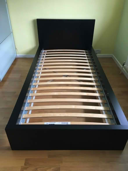 Photo of free Ikea Malm Single bed, black (Cranleigh GU6) #3