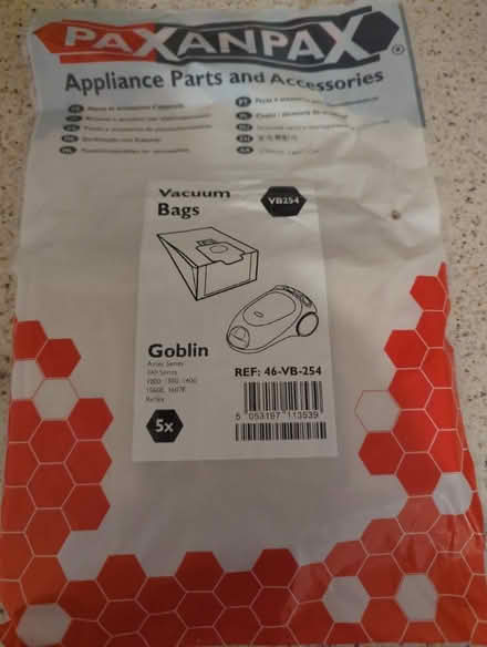 Photo of free Goblin Aztec vacuum bags (Rugby CV23) #1