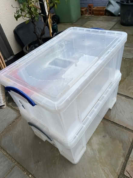 Photo of free Plastic storage box X2 (Trumpington CB2) #1