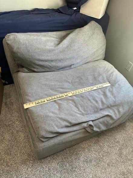 Photo of free Low chair/dog bed, well kept (Avon st, Charlottesville) #1
