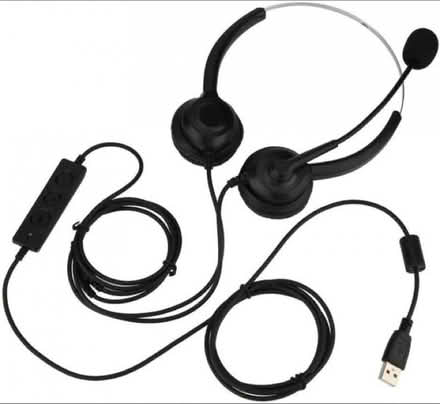 Photo of USB wired Headset with Mic For PC (Slack Lane DE22) #1