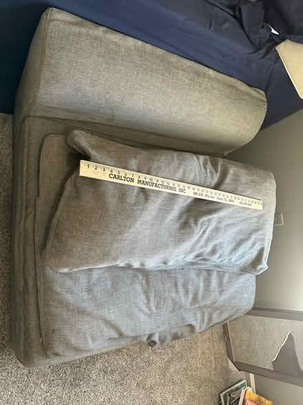 Photo of free Low chair/dog bed, well kept (Avon st, Charlottesville) #2