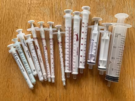 Photo of free Plastic Vet Meds Syringes (Churchdown GL3) #1
