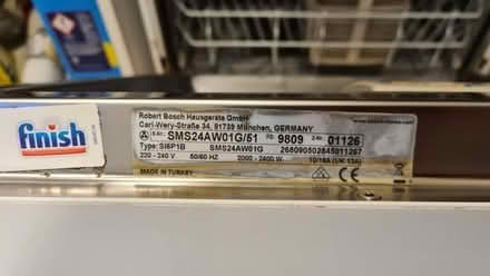 Photo of free Bosch dishwasher (Harpenden AL5) #3