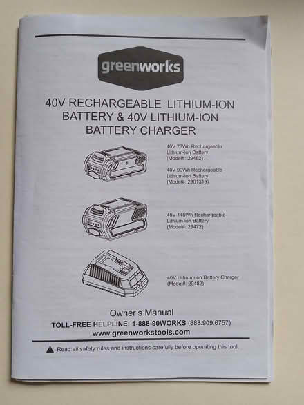 Photo of free Lawnmower batteries with charger (Salem - off South Policy St.) #1