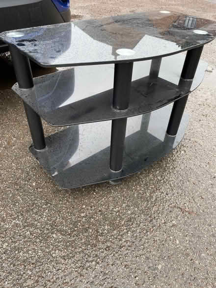 Photo of free Glass table / tv stand (Loughborough) #1