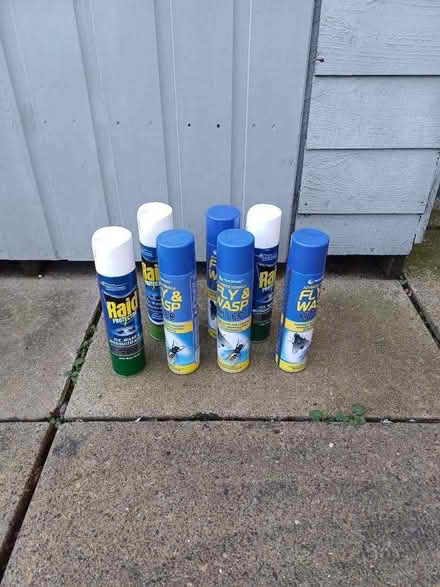 Photo of free 7 cans of fly/wasp killer (Peachcroft OX14) #1