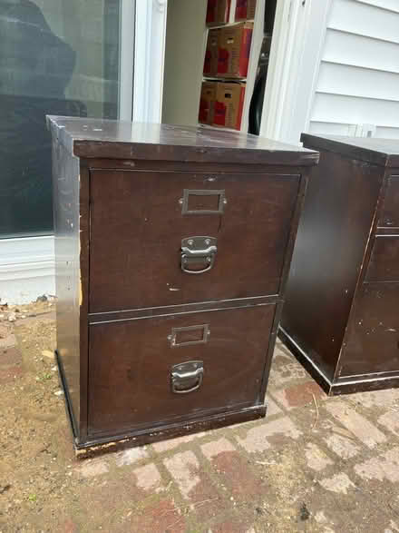 Photo of free Wooden file cabinets (River Terrace NE) #3