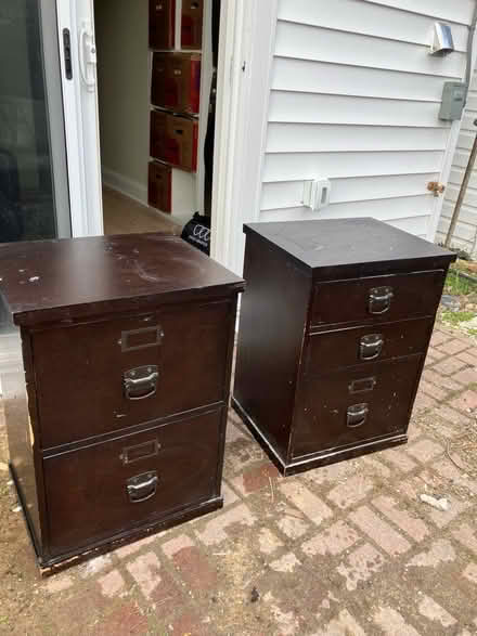 Photo of free Wooden file cabinets (River Terrace NE) #2
