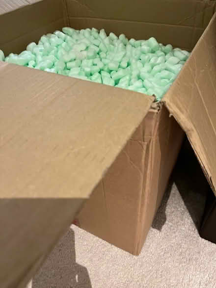 Photo of free Box full of packing peanuts (Fetcham) #1