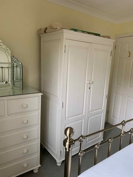 Photo of free Painted pine wardrobe (Reydon IP18) #3