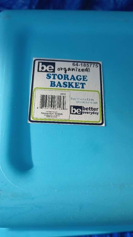 Photo of free New Small Basket Storage (75237) #2