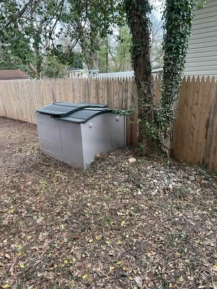 Photo of free Plastic yard storage container (Berwyn Heights) #1