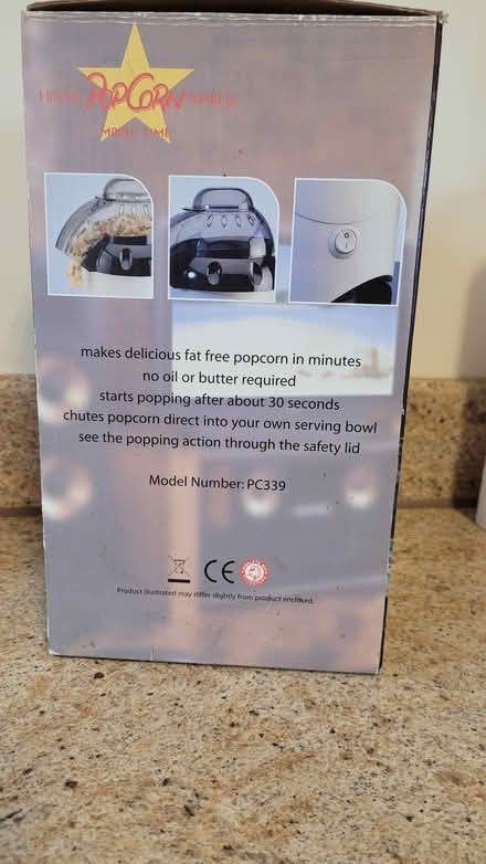 Photo of free Popcorn maker (PO7) #2