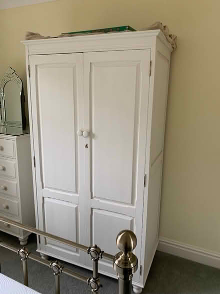 Photo of free Painted pine wardrobe (Reydon IP18) #4