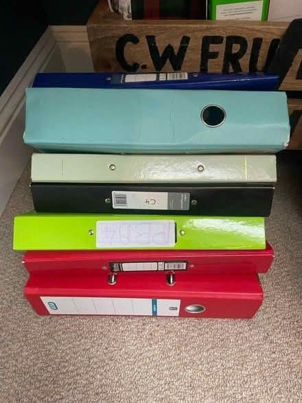 Photo of free Lever arch files for work or school (SL6 Boyn Hill) #1
