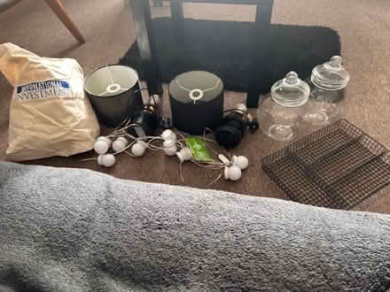 Photo of free bedside lamp, sweet containers, tote bags & mirrors lights! (Bromley BR2) #1