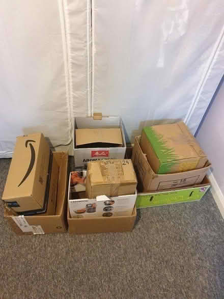 Photo of free Cardboard boxes (medium) (3 Yaxley) #1