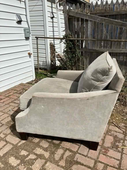 Photo of free Accent Chair (Cort Hayden - Grey) (River Terrace NE) #1