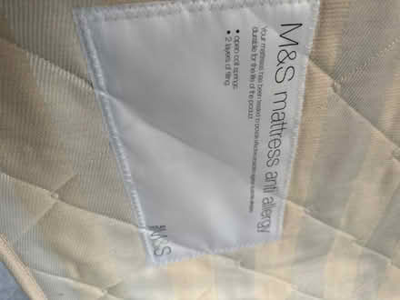 Photo of free M&s single mattress anti allergy (Coney Hall BR4) #1