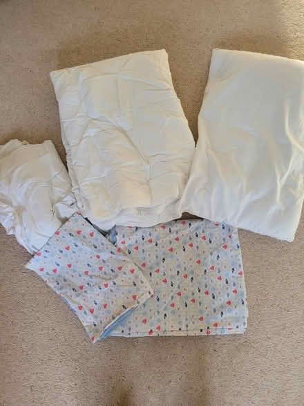 Photo of free Cot bed bedding bundle (Letchworth SG6) #2