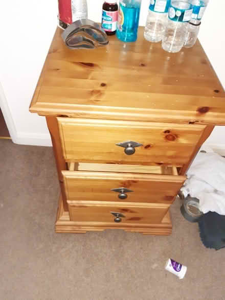 Photo of free Bedside chest of drawers (Wickford) #1