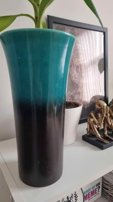 Photo of free Turquoise and brown vase (M11 clayton) #2