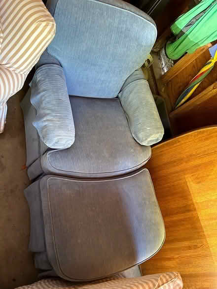 Photo of free Arm chair and ottoman (Atherton) #1